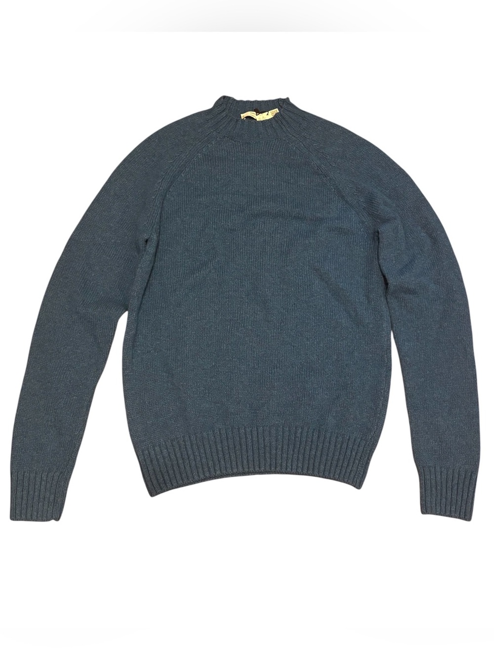 Mango Men’s Blue Millefili Italian Yarn Sweater